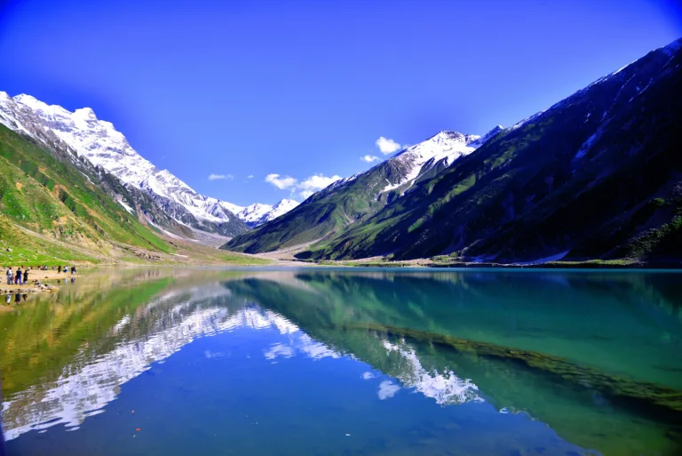 Mountain valley road on the way to Naran and Kaghan, northern Pakistan